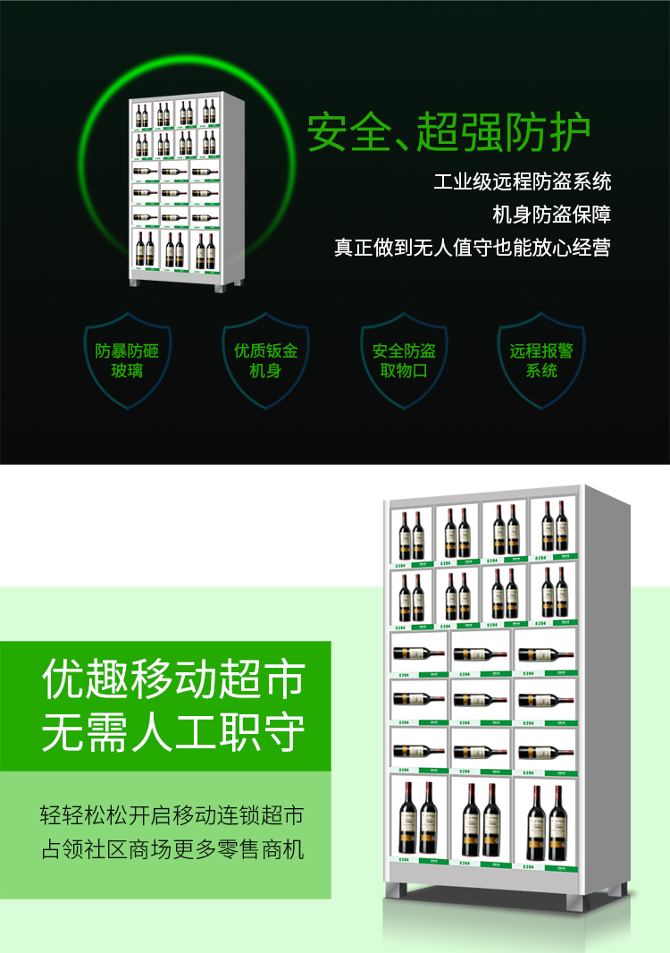 優(yōu)趣生活自動(dòng)售賣機(jī) 20門副柜 綜合 成人 醫(yī)療機(jī)(圖3)